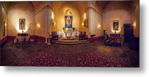 San Antonio Metal Print featuring the photograph Mission Concepcion Pano by Tim Stanley