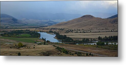 Moiese Valley Metal Print featuring the photograph Moiese Valley by Whispering Peaks Photography