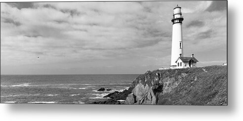 Pigeon Point Lighthouse Metal Print featuring the photograph Pigeon Point Lighthouse by Maj Seda