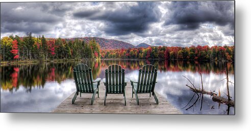 Landscape Metal Print featuring the photograph Relishing Autumn by David Patterson