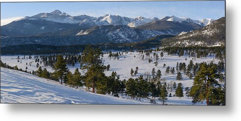 Rocky Mountain National Park Metal Print featuring the photograph Rocky Mountain National Park - Winter by Aaron Spong