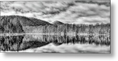 Landscape Metal Print featuring the photograph West Lake Reflections by David Patterson