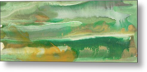 Abstract Metal Print featuring the painting Kinetic Alignments II #1 by Sharon Chandler