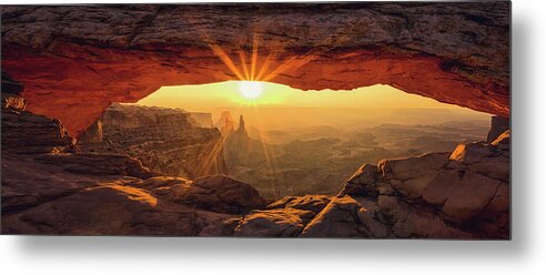Mesa Arch Metal Print featuring the photograph Mesa Arch Morning #1 by Andrew Soundarajan