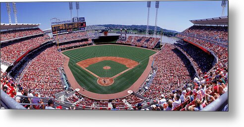 Great American Ball Park Metal Print featuring the photograph Houston V Reds #2 by Jerry Driendl