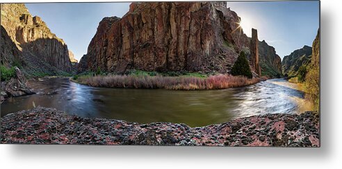 Nature Metal Print featuring the photograph Bruneau River Bend by Leland D Howard