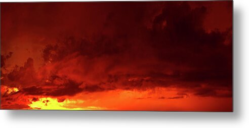 Scenics Metal Print featuring the photograph Fire & Brimstone by Turnervisual