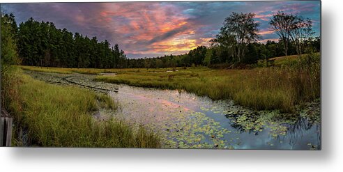 Colors Metal Print featuring the photograph Friendship Panorama Sunrise Landscape by Louis Dallara