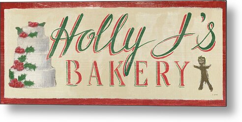 Bakeries Metal Print featuring the painting Holiday Moments Ix by James Wiens