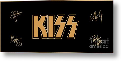 Kiss Band Metal Print featuring the photograph Kiss Band by Billy Knight