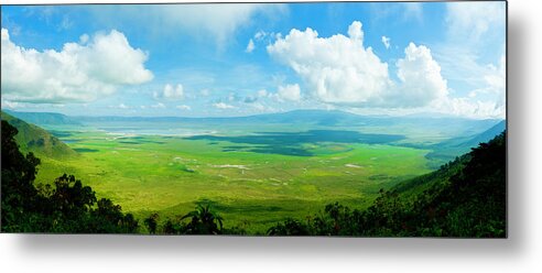 Scenics Metal Print featuring the photograph Ngorongoro Crater, Tanzania, Africa Xxxl by Ranplett
