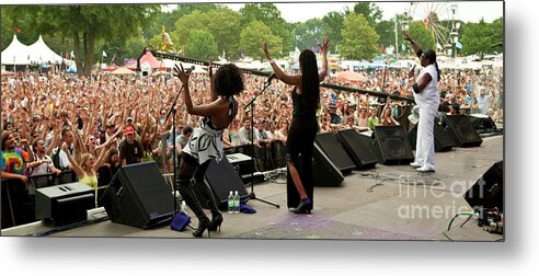 2011 Metal Print featuring the photograph Toots Hibbert with Toots and the Maytals at Gathering of the Vib #24 by David Oppenheimer