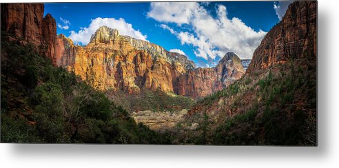 Upper Emerald Pool Metal Print featuring the photograph Afternoon From Upper Emerald Pool by Owen Weber
