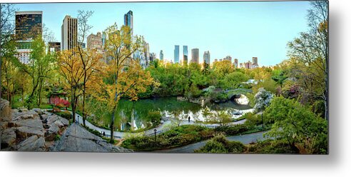 Central Park Metal Print featuring the photograph Central New York by Az Jackson