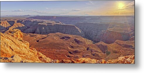 Sunset Metal Print featuring the photograph March 2022 Muley Point Sunset by Alain Zarinelli