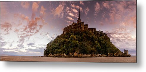 Couesnon River Metal Print featuring the photograph Mont Saint Michel, France by Serge Ramelli