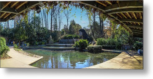 Water Metal Print featuring the photograph The Goddess of Water in the Garden by Marcus Jones