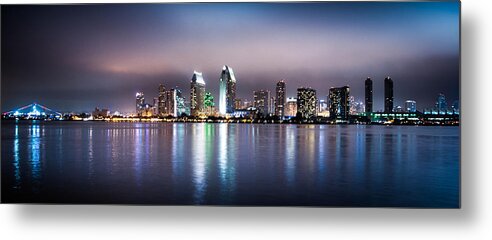 San Diego. Sunset Metal Print featuring the photograph San Diego #2 by Mickey Clausen