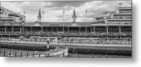 Churchill Downs Metal Print featuring the photograph Churchill Downs and Twin Spires by John McGraw