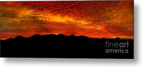 Sunrise Metal Print featuring the photograph Panoramic Sunrise by Robert Bales