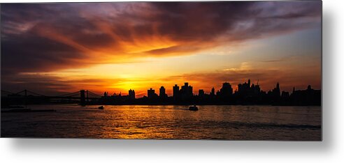 Sunrise Metal Print featuring the photograph The City Awakes by Tami Stieger