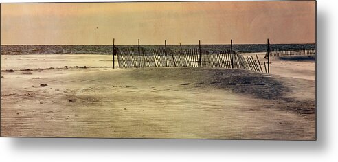 Beach Metal Print featuring the photograph Winter Beach by Roni Chastain