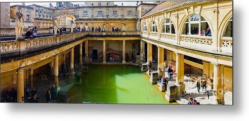 Bath Metal Print featuring the photograph The Roman Baths by Colin Rayner