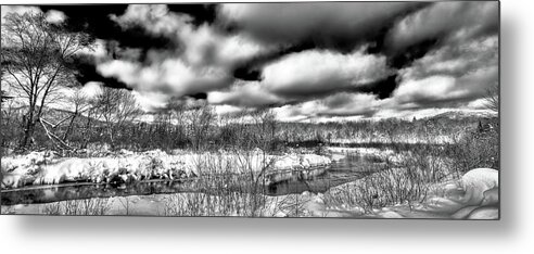 Landscapes Metal Print featuring the photograph A Winter Panorama by David Patterson