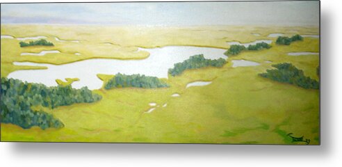 Intracoastal Metal Print featuring the painting Intracoastal by Blaine Filthaut