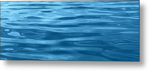 Blue Metal Print featuring the photograph Peaceful Blue by Steven Robiner