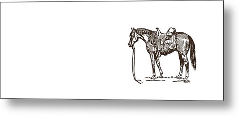 Art Metal Print featuring the photograph Ground Tied by Dressage Design