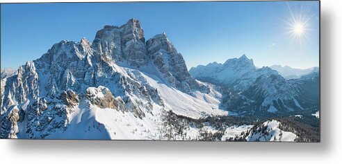 Belluno Metal Print featuring the photograph Monte Pelmo by Albertosimonetti