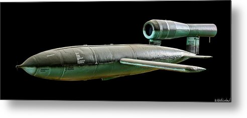 V-1 Metal Print featuring the photograph V-1 Flying Bomb by Weston Westmoreland