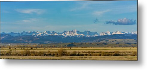 Wind River Range Metal Print featuring the photograph Wind River Range Sunset May 29th 19 by Julieta Belmont