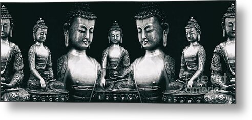 Buddha Metal Print featuring the photograph Inner Being by Tim Gainey