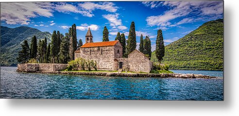 Montenegro Metal Print featuring the photograph St. George Abbey by Fred J Lord