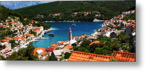 Rooftop Metal Print featuring the photograph Tiny Inlet by Andrew Paranavitana