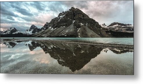 Horizontal Metal Print featuring the photograph Peaceful Reflection by Jon Glaser