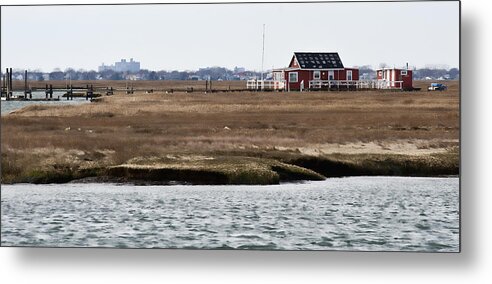 Beach Metal Print featuring the photograph House on the Beach by Roni Chastain