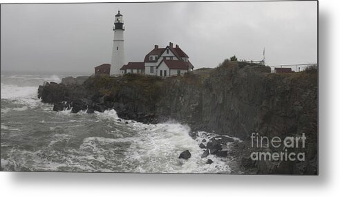 Beach Metal Print featuring the photograph Stormy Coast by David Bishop
