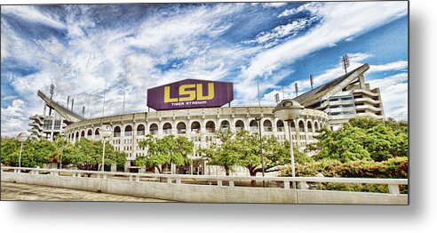 Tigers Metal Print featuring the photograph Tiger Stadium Panorama - HDR by Scott Pellegrin