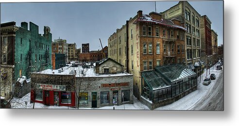 Winnipeg Metal Print featuring the photograph Albert Street by Bryan Scott