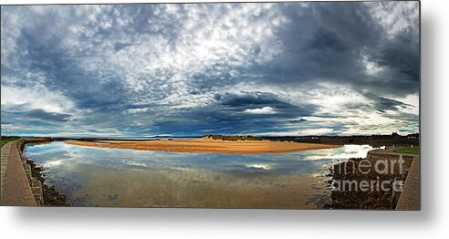 Scotland Metal Print featuring the photograph Lossiemouth pano by Jane Rix
