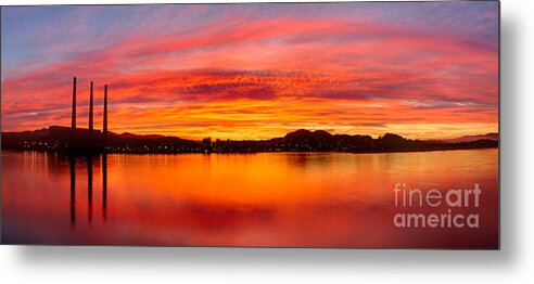 Morro Bay Metal Print featuring the photograph Sunrise Bay by Alice Cahill