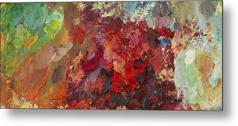Abstract Metal Print featuring the painting Venice Opera by David Lloyd Glover