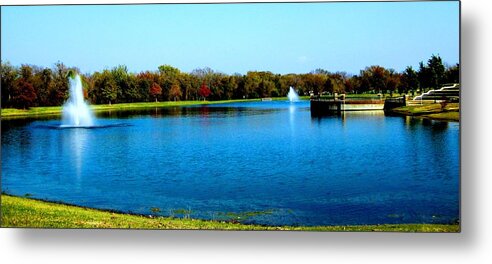 Commons Park Metal Print featuring the photograph Commons Park #8 by Diana Moya