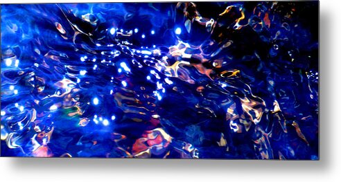Abstract Metal Print featuring the photograph Enchanted Night by Terril Heilman