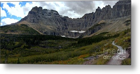  Metal Print featuring the photograph Iceberg Lake Trail by Adam Jewell