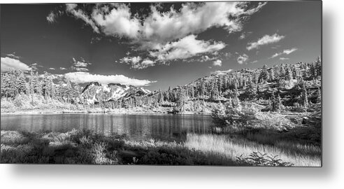 Mount Baker Metal Print featuring the photograph Perfect Lake at Mount Baker by Jon Glaser