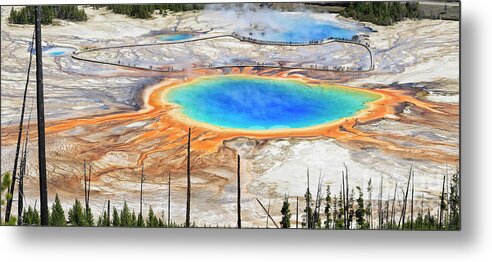 Scenics Metal Print featuring the photograph Usa, Wyoming, Yellowstone National #2 by Westend61